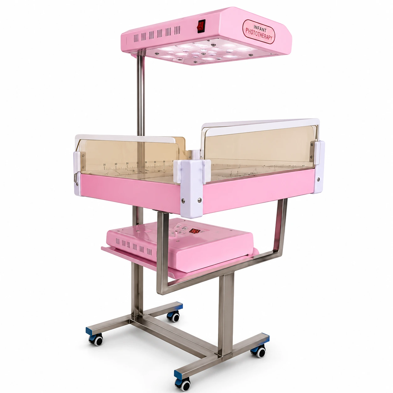 PHOTOTHERAPY(LED) DOUBLE SURFACE WITH S.S. STAND
